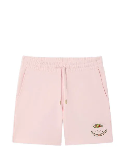 Casablanca x Ladurée pink embroidered shorts Pink UPF26JTR00305