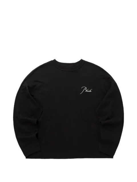 RHUDE Classique Reverse long-sleeve T-shirt Black RHPS26TT21012