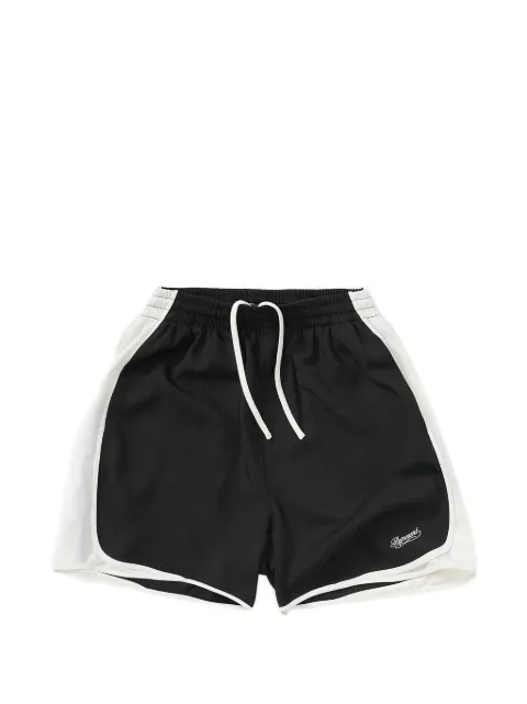 Represent Cruz relaxed fit side-stripe shorts Black MLM101050
