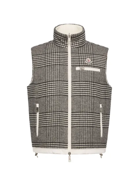 Moncler Prince of Wales check gilet Black L20911A00020599QI