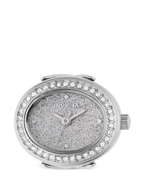 Invicta Mini Ring 24mm crystal-embellished watch Silver 49594