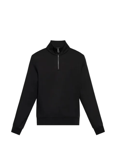 MPS quarter-zip side-stripe cotton sweatshirt Black M2RA090W22723
