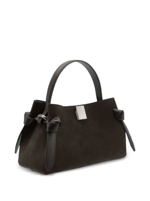 Yuzefi mini Gyoza leather tote bag Brown YUZSS26H