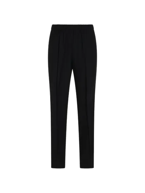 Fabiana Filippi beaded-tab elasticated-waist trousers Black PAD216F322M2765146