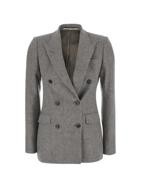 Tagliatore herringbone double-breasted blazer Neutrals PARIGI10B610017