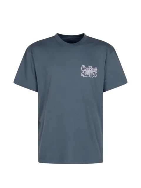 Carhartt WIP logo-print cotton T-shirt Blue I0375403RHXX