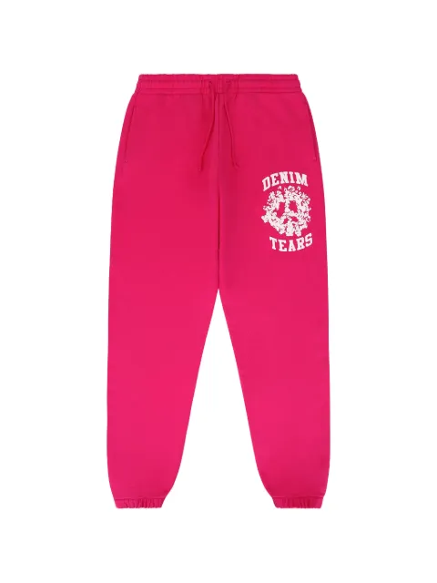 Denim Tears Denim University track pants Pink DT627