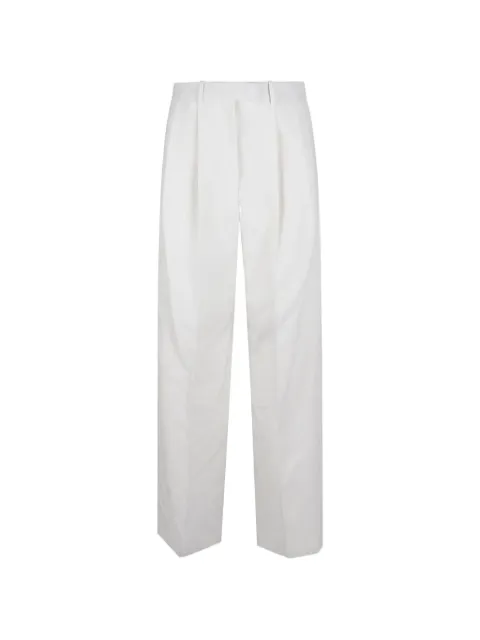 Givenchy double pleat pants in wool and mohair White BW51AH10Q0