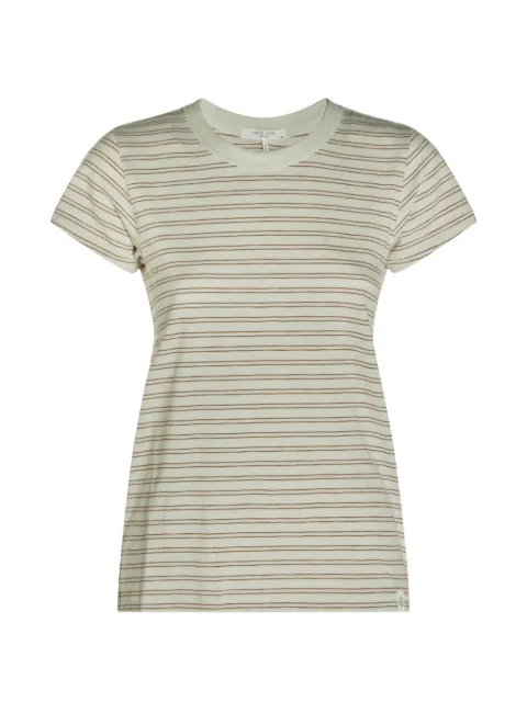 rag & bone striped T-shirt Neutrals RE7M32PT3KWCOPPERMULT