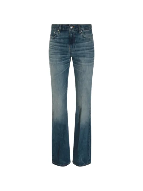 Haikure faded-effect bootcut jeans Blue HEW03338DF207