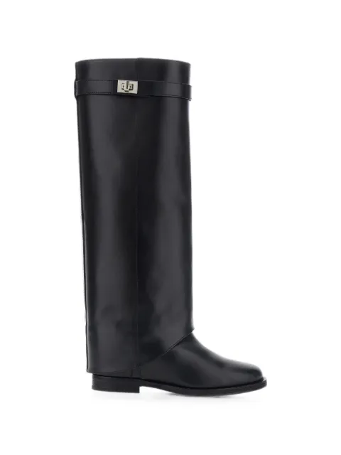Via Roma 15 turnlock knee-high boots Black 4668NERO
