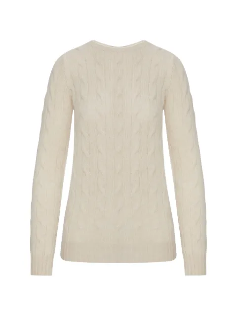 Ralph Lauren Collection cable-knit sweater Neutrals 290P24104008