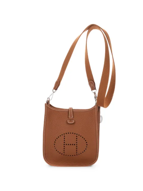 Hermès Pre-Owned mini 16 Evelyne Amazone shoulder bag Brown G011002BP