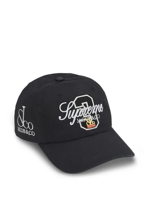 Supreme La Martina embroidered 6-panel cap Black SU27833