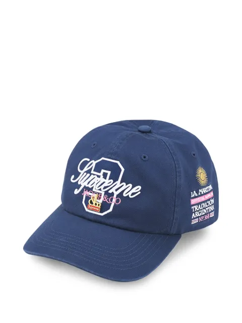 Supreme x La Martina x Jacob & Co baseball cap Blue SU27836