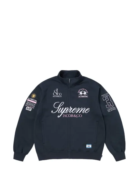 Supreme x La Martina x Jacob & Co zip-up sweatshirt Blue SU27832