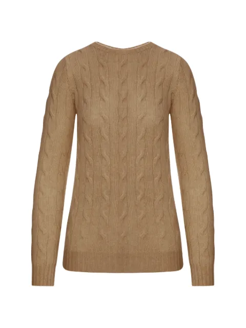 Ralph Lauren Collection cable-knit sweater Brown 290P24104007