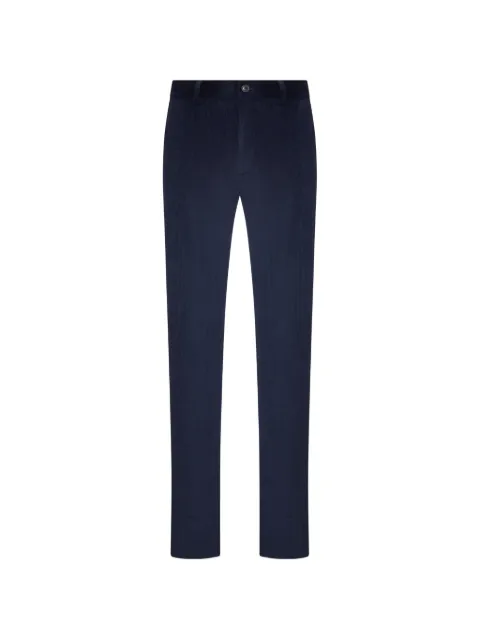 ETRO slim-cut corduroy trousers Blue MREA000599TU5O4