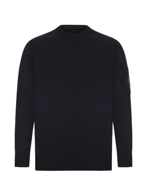 C.P. Company lens-detail crew-neck sweatshirt Black 21CMKN069A005528A999