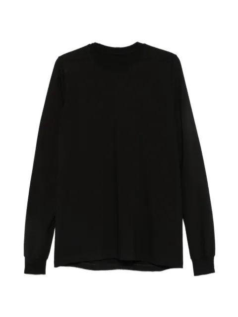 Rick Owens long-sleeve crew-neck cotton T-shirt Black RU02F4277BA