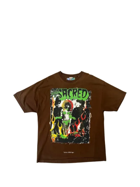 Better with Age graphic-print T-shirt Brown BWA192