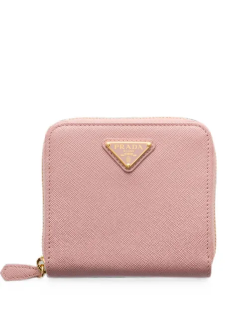 Prada small Saffiano-leather wallet Pink 1ML069QHH