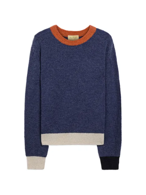 MOMONÌ Clover crew-neck sweater Blue 266MMOKN03026669MO