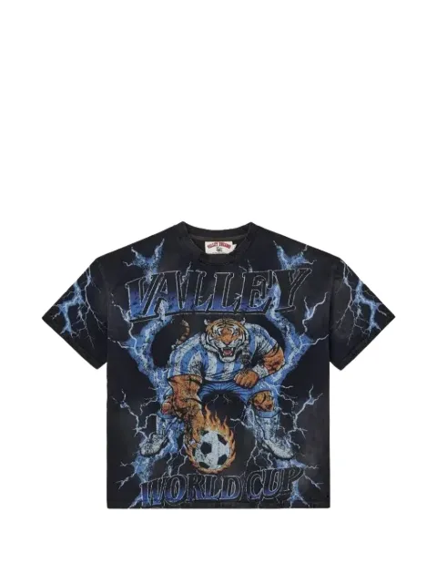 Vale graphic-print T-shirt Black VAL264