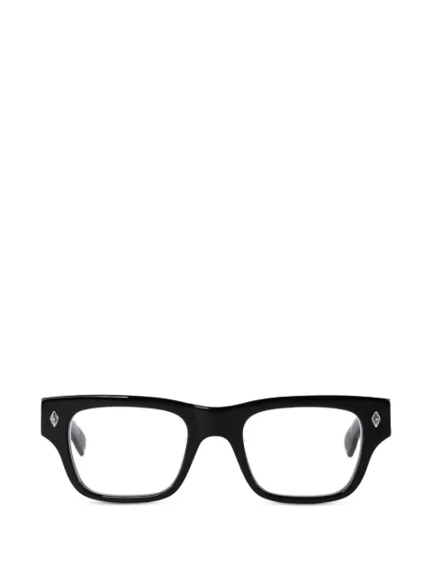 Chrome Hearts Crypdic rectangle-frame glasses Black CHRM1468