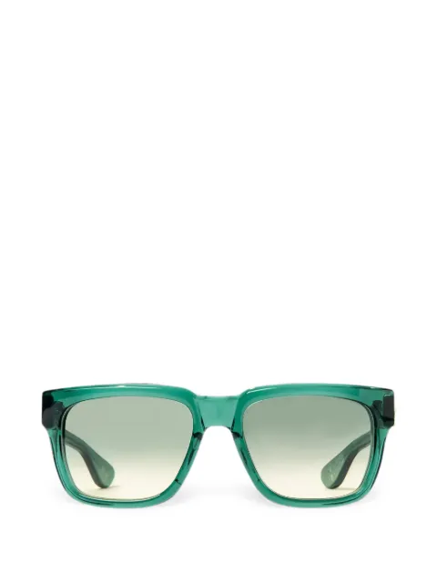 Chrome Hearts Box Officer square-frame sunglasses Green CHRM1453