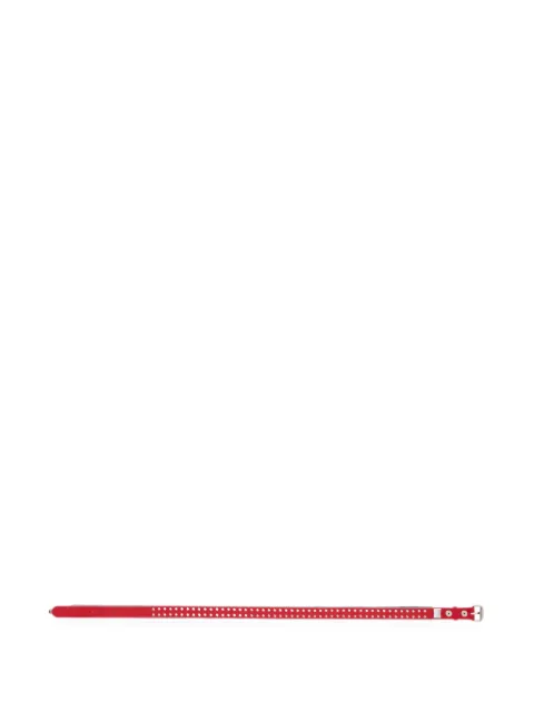 Supreme studded leather belt Red SU27816