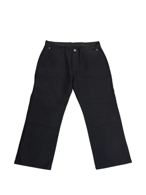 Chrome Hearts Cross Patch double-knee jeans Black CHRM1456