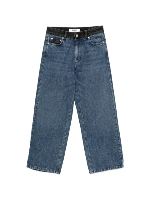 MSGM belt-loop pocket jeans Blue 4141MDP232L267761