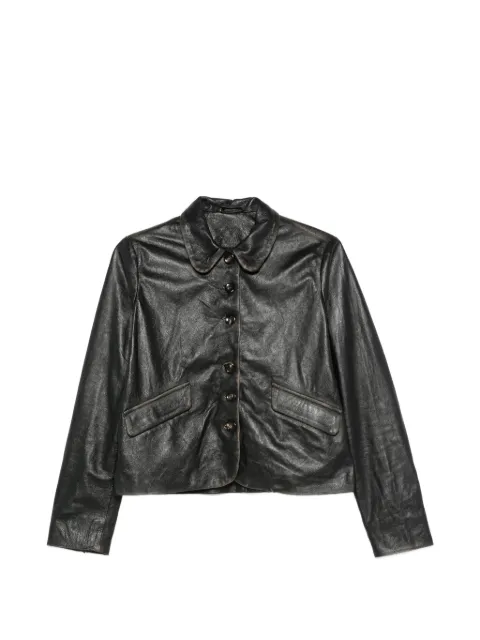 Giorgio Brato leather jacket Black GD27F29008VASP
