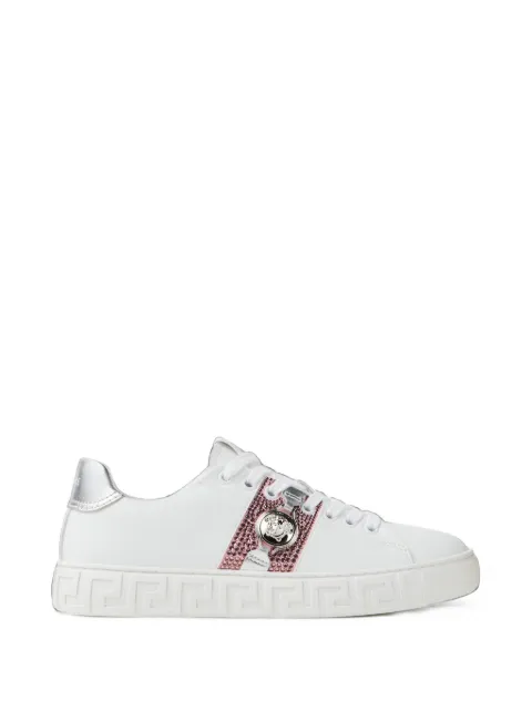 Versace Greca embellished sneakers White 10246531A19215