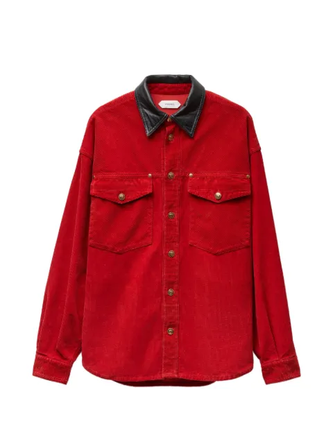 Versace corduroy velvet blouson Red 10267711A19167