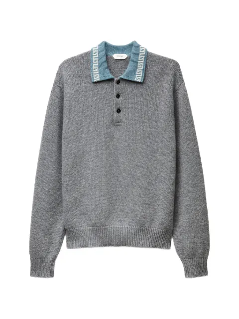 Versace wool & cashmere knit jumper Grey 10267691A19161