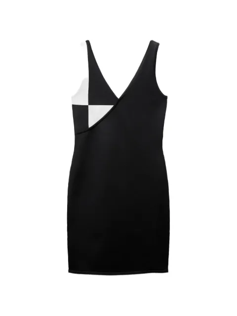 Versace stretch wool knit mini dress Black 10266311A19101