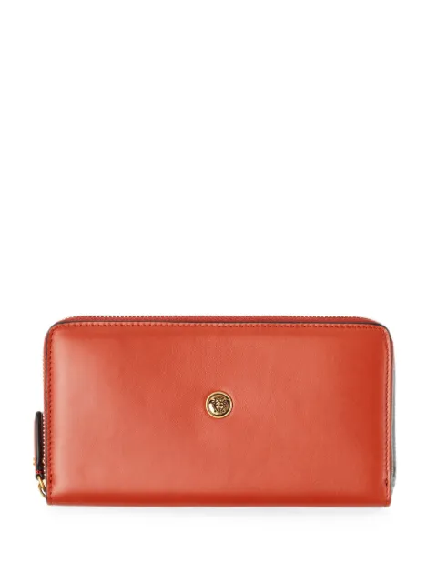 Versace Emblème leather wallet Orange 10241881A17449