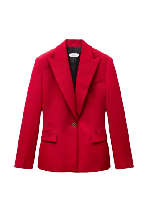 Versace wool grain De Poudre blazer Red 10273071A15974