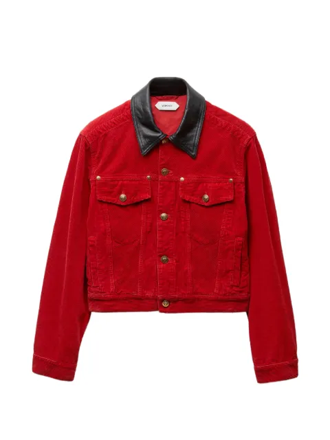 Versace corduroy velvet blouson Red 10267651A19167