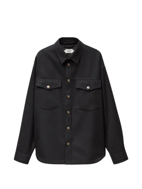 Versace jacquard wool blouson Black 10268331A19207