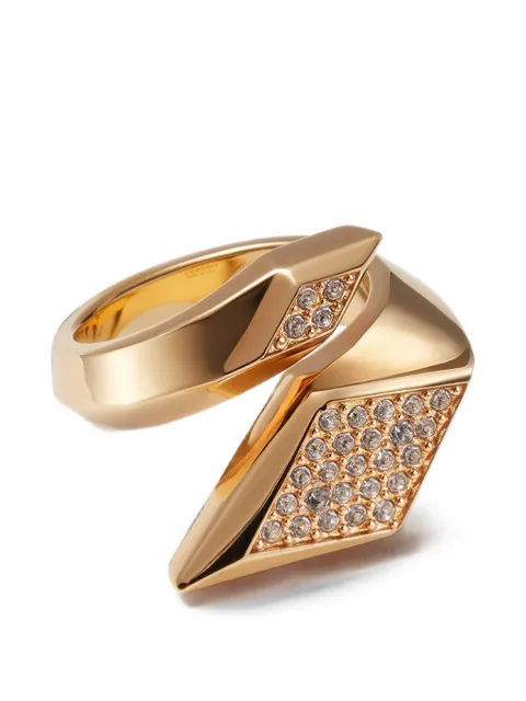 Versace Blade Crystal ring Gold 10270021A00621