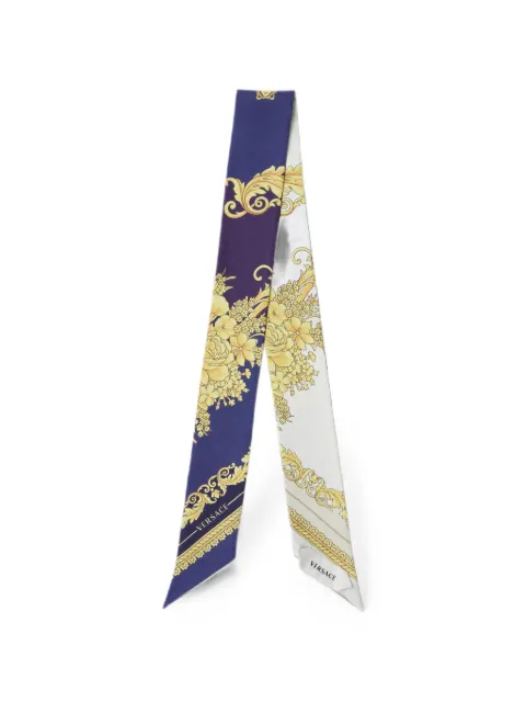 Versace printed silk twill ribbon Purple IBA00051A19400