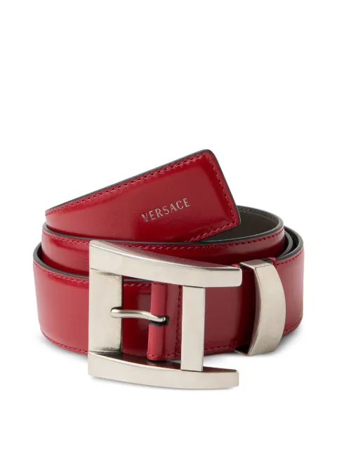 Versace leather belt 4 cm Red 10241971A17848