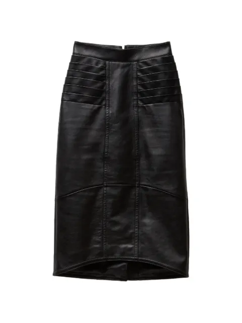 Versace nappa midi skirt Black 10263421A18917