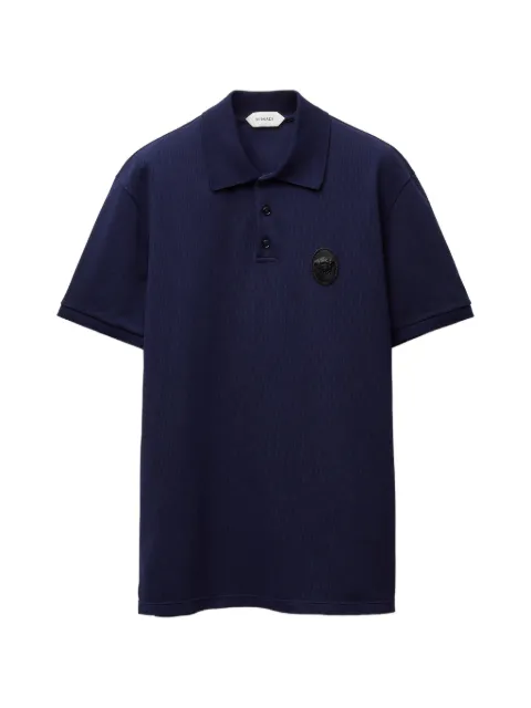 Versace cotton piqué polo Blue 10268841A19231