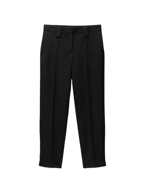 Versace grain-de-poudre wool Trousers Black 10269331A17793