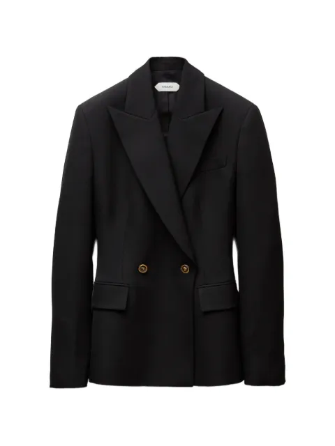 Versace wool grain De Poudre blazer Black 10269241A17793
