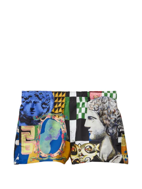 Versace printed swim shorts Black 10261721A19319